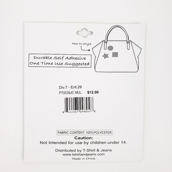 Set of 4 Embroidered Sticker Patches - Picture 2 of 7